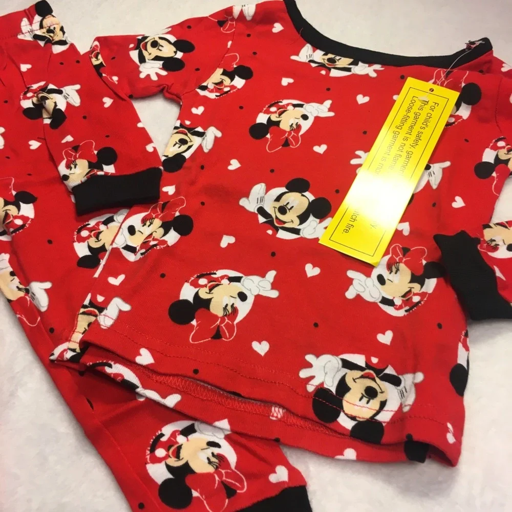 Minnie Mouse Disney‎ pajamas New with Tags 2T